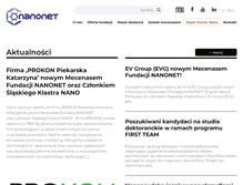 Tablet Screenshot of nanonet.pl